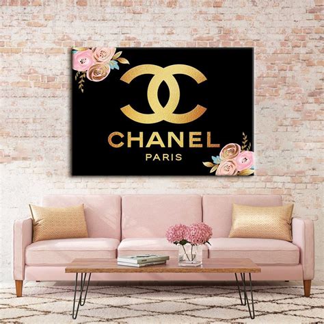 chanel wall art printable|free printable Chanel wall art.